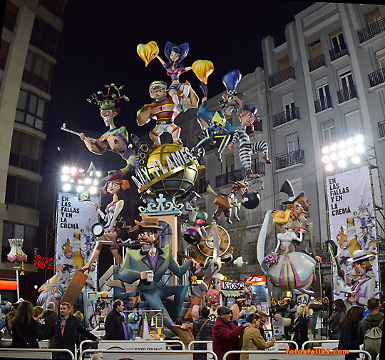 falla Regne  Valencia  2017