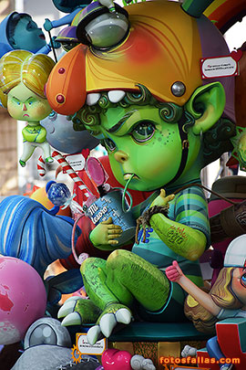 falla infantil Convento Jerusalén  2024