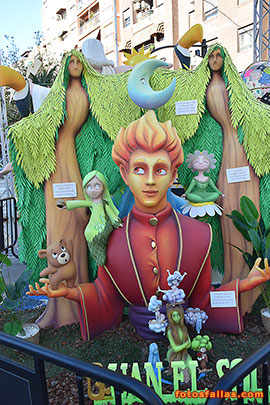 falla infantil Mercado Monteolivete 2026